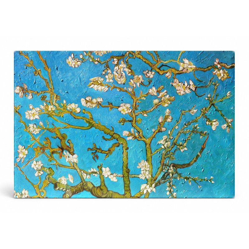 Almond Blossoms (1890) - Art mural sur toile paysage, L 30 po x H 20 po