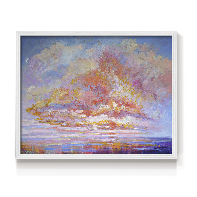 «Blessed Eve II», reproduction encadrée, H 11 po x l 14 po, Blanc