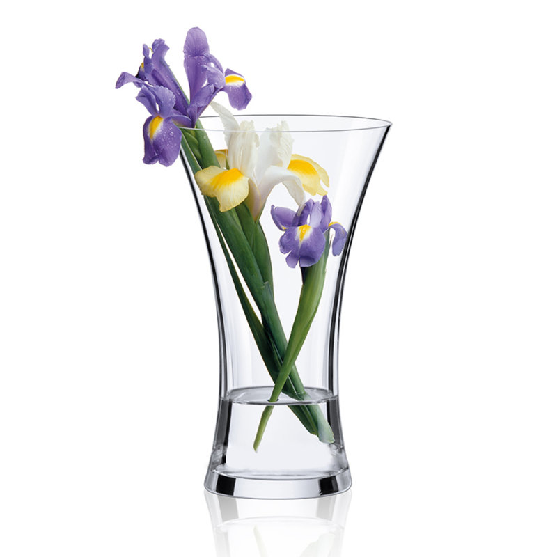 Glass Bouquet Vase Set of 4, 11.75" H x 6" W x 6" D