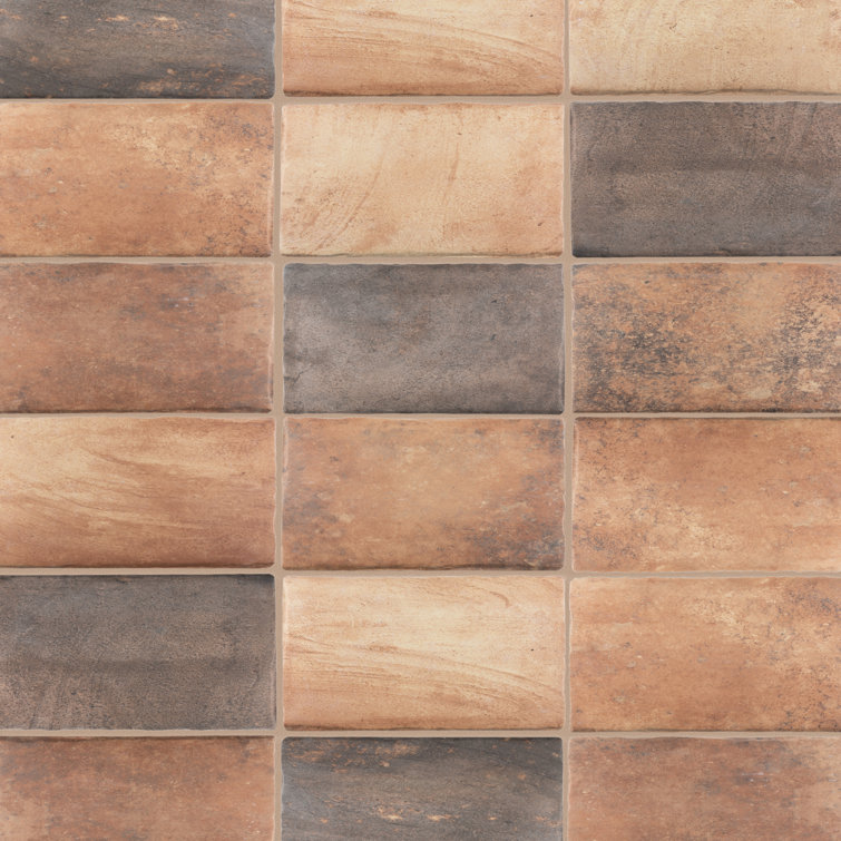Tech Land 8.75'' W x 13'' L Porcelain Singular Tile