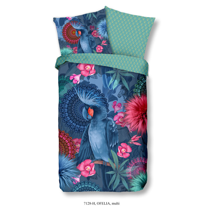 Bedding 135x200+1-80x80 Hip Cotton-satin No.7128 Multi