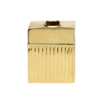 Elton Polished Brass Tissue Box Cover + Reviews