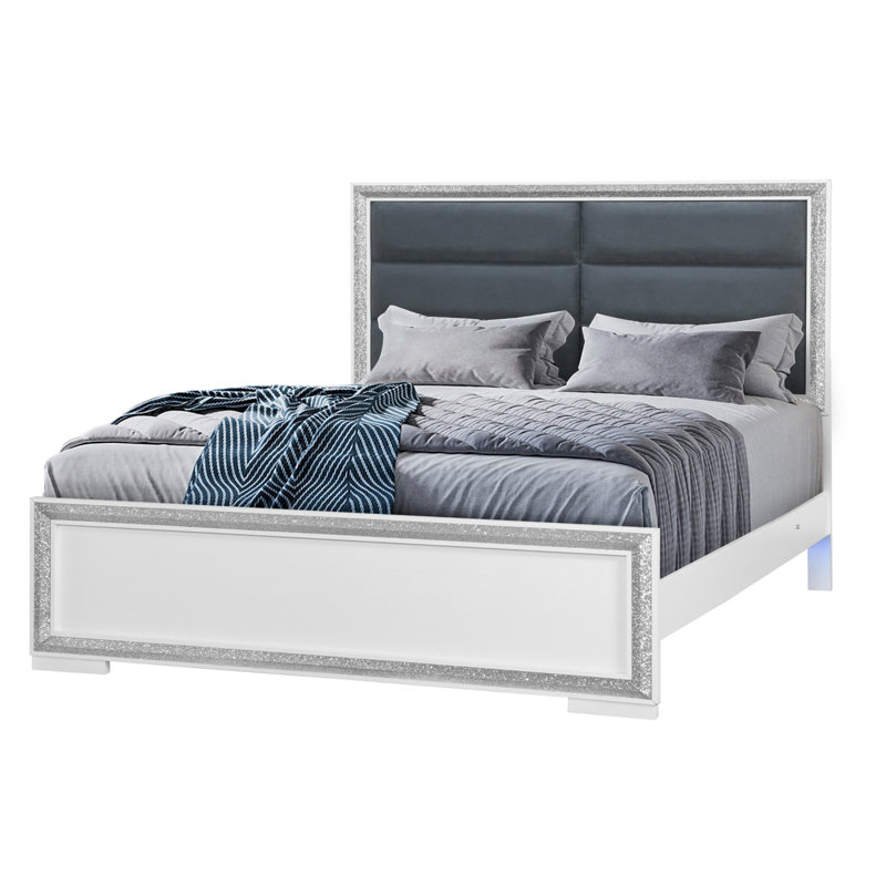 ANNIE BED WITH LED, Queen