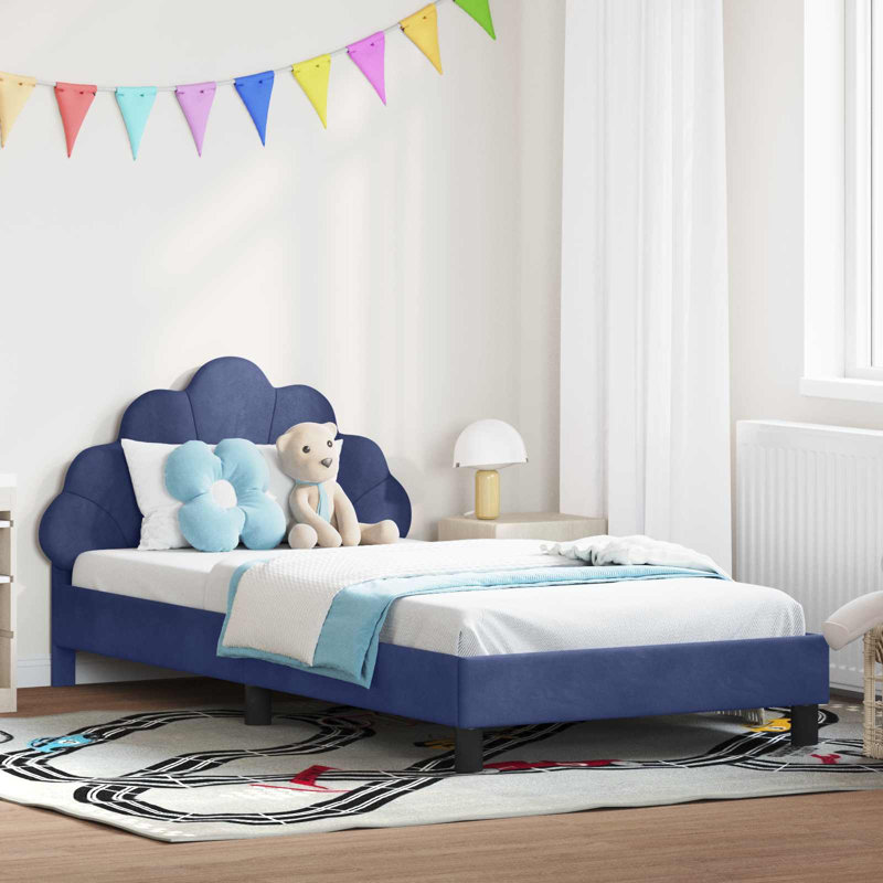 Bed Frame, 100 x 200cm, Police Blue