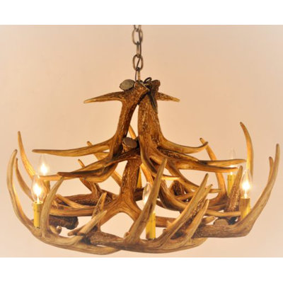 Lottie 6-Light Unique / Statement Antler Chandelier