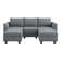 Manusite Modular Reversible Sectional Sofa Upholstered Sofa Couch with Chaise
