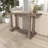 Bavory Light Brown Wood Console Table with Distressed Accents 52" x 18" x 30"