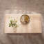 Table basse courbée moderne avec rangement ouvert