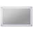 ANZZI 30-in. x 48-in. Frameless Wall Mounted LED Front/Back Light Bathroom Mirror with Defogger