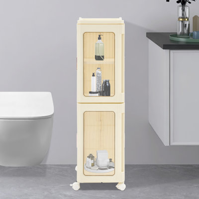 Armoire de rangement mince à 4 niveaux