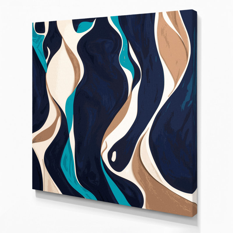 Abstrait art figuratif sur toile gris 41, H 8 po x l 8 po