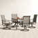 Alyah 4 - Person Metal Patio Dining Set with Square Table
