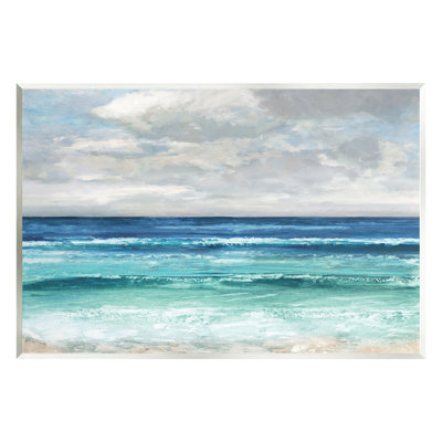 Art abstrait sur plaque de nuages abstraits de plage par Amber Sterling
