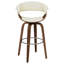 Ecru Swivel Bar Stool