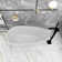 55'' x 28.35'' Freestanding Soaking Acrylic Bathtub