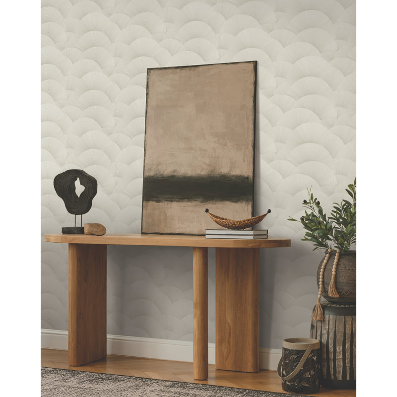 Papier peint coquille du matin, Brun