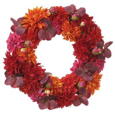 23 po PHALAENOPSIS / DAHLIA WREATH