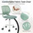 Elkland 360° Swivel Mesh Fabric Writing Office Task Chair with Height Adjustable for Teenager-1645960613