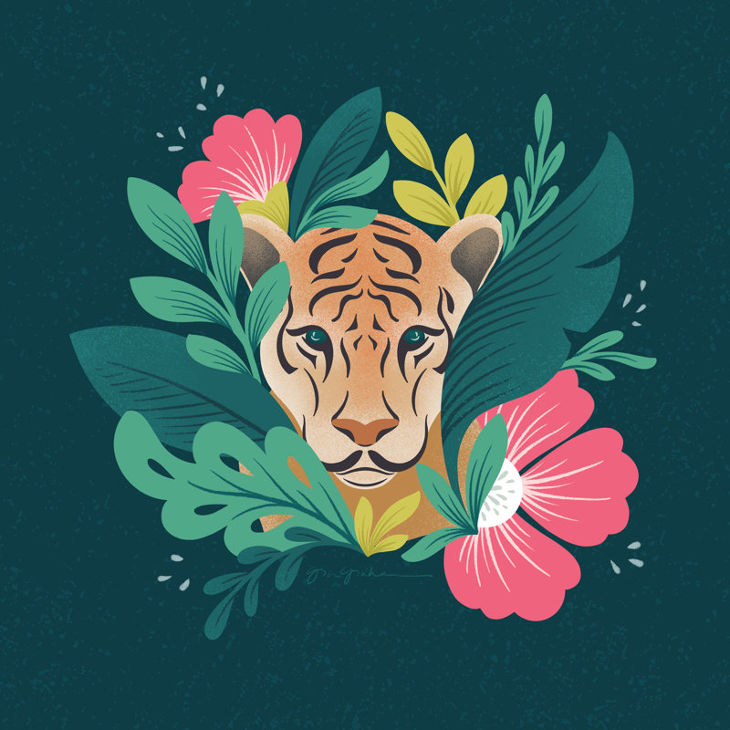 Lush Life IV by Gia Graham - Wrapped Canvas Art Prints, 30cm H x 30cm W x 3.8cm D