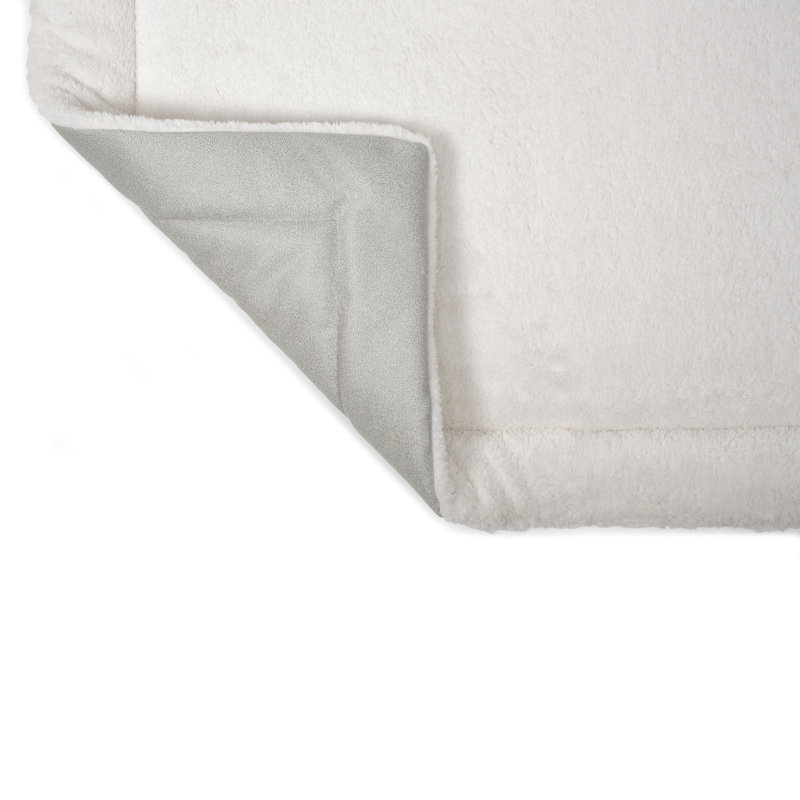 Teddy - Housse pour chien réversible Fluffy, Blanc
