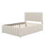 Lit plateforme tapissier avec lit gigogne et 3 tiroirs-114215952