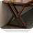 Simple Nut-Brown Solid Wood Pine Rectangle Desk-740631407