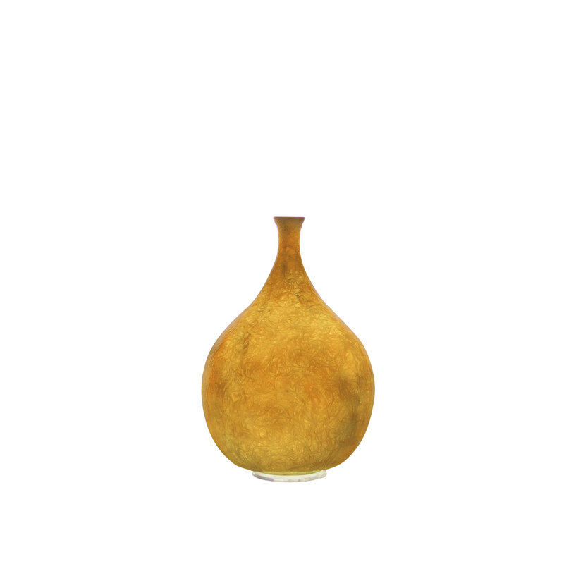 Luna Luce Liquida Table Lamp, Orange, 26 cm H X 18 cm W X 18 cm D