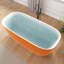 Baignoire autoportante à fond plat avec drain central 68 x 32 Piete Series-126020851
