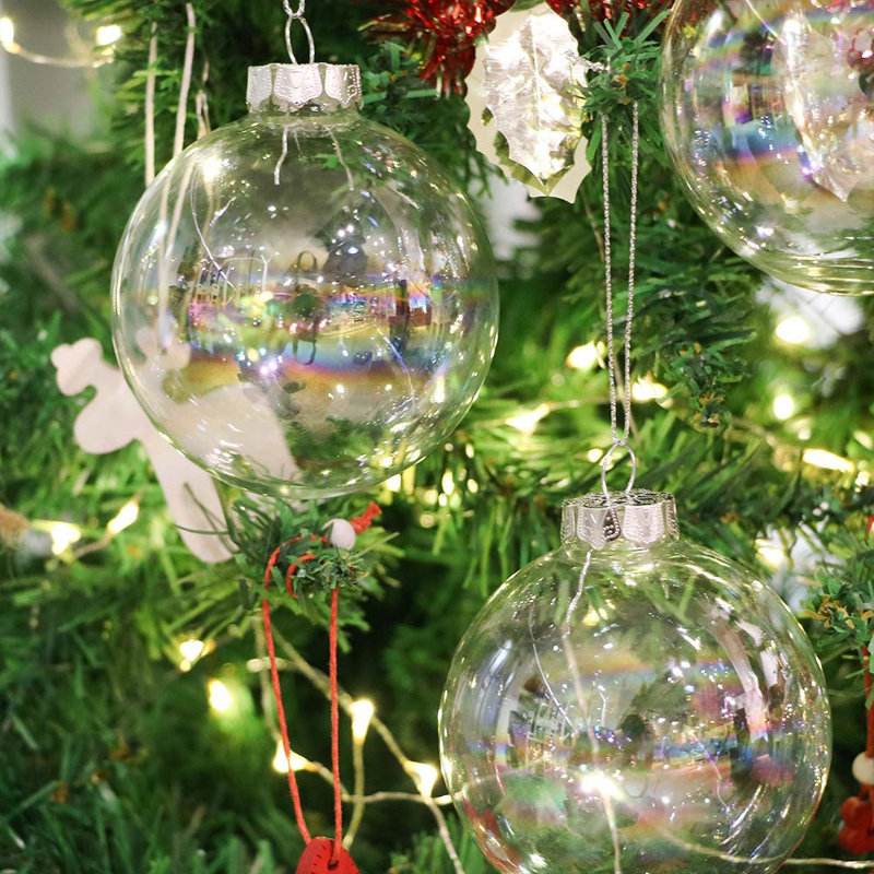 10cm Solid Colour Polyethylene Plastic Bauble