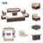 12 - Person Outdoor Seating Group With Cushions-541184553
