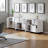 Sutton Multi-Storage 3-Piece Cabinet Set with File Drawer, 26.09"H X 93.36" W X 15.73" D-1632221495