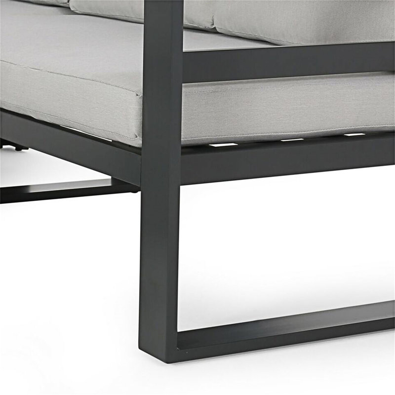 Ensemble de salon de jardin d'extérieur avec canapé modulaire