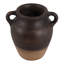 Vase de table rustique en terre cuite avec poignées, idéal pour la décoration intérieure - Grand vase amphore artistique pour le salon, le bureau ou l'entrée-548784801