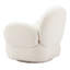 Chaise pivotante blanche