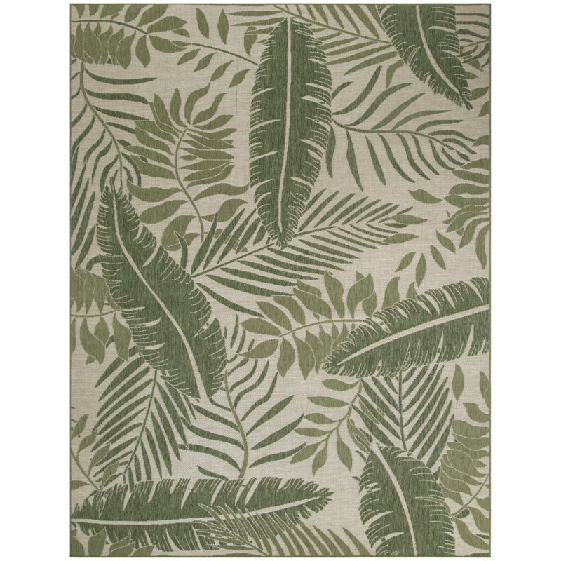 Analleli Indoor/Outdoor Area Rug, Rectangle 10' x 14'