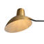 Lampe murale pivotante - Laiton brossé, à brancher, gradateur-2052690570