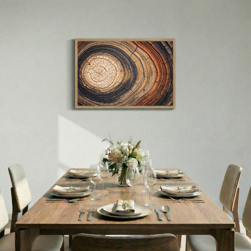 Art mural sur toile, "Cracked", 32"H x 48"W