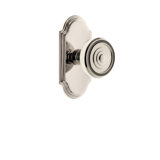 Grandeur Arc Plate Double Dummy with Soleil Door Knob