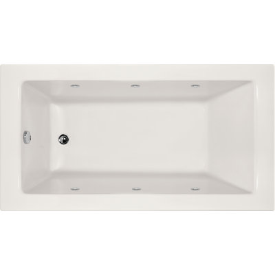 Sydney 66'' x 32'' Whirlpool Acrylic Bathtub