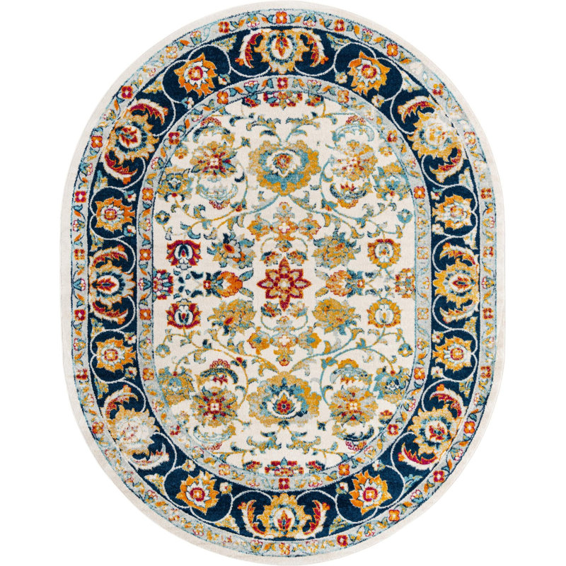 Arenas Oriental Indoor Rug, Oval 7'10" x 10'