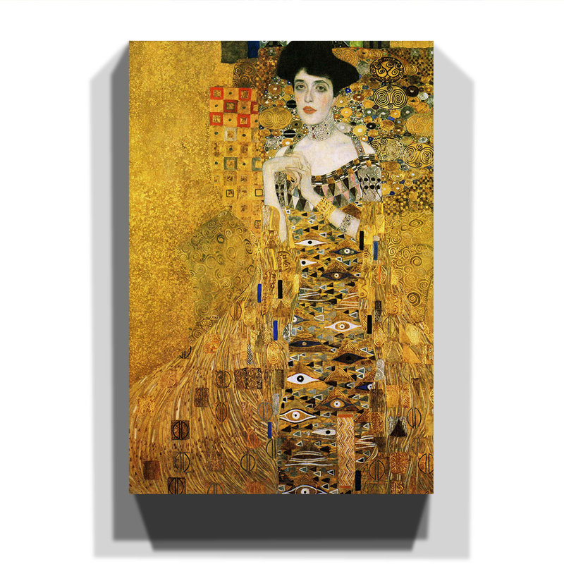 Portrait Of Adele Bloch-Bauer 2 by Gustav Klimt - Wrapped Canvas Painting, 100cm H x 70cm W