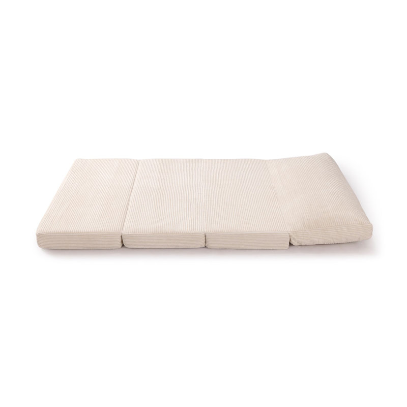 Canapé convertible Fold 'n Fun, Crème, crème, H 6 po x l 38 po x P 75 po