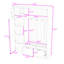 Arbre d'entrée en bois avec armoire de rangement, 3 tablettes latérales réglables, 4 crochets robustes, 2 tiroirs et banquette-129381275