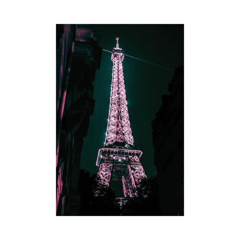 Paris 1 Piece Wrapped Canvas Wall Art, 101.6 cm H x 66.04 cm W x 3.175 cm D