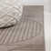 Aleca High-Low Geometric Arch Scandi Striped Taupe/Beige Indoor/Outdoor Rug