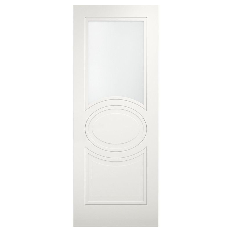 Porte standard en verre givré Mela, 42 po x 96 po