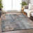Machine Washable Indoor/Outdoor Chantille Gray Rug-1901398031