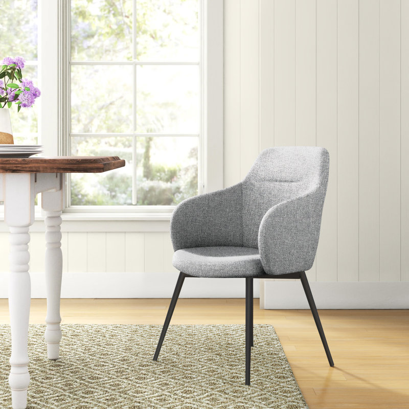 Shofner 19'' H Upholstered Armchair, Gray