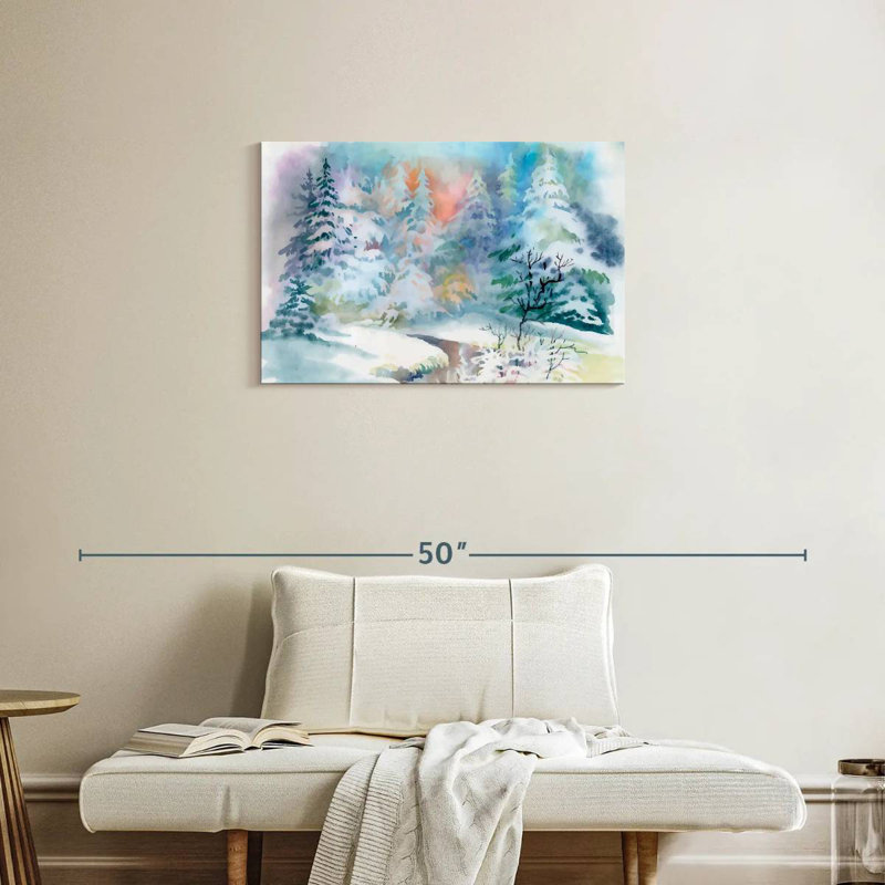 Paysage d'hiver Alvord Fantasy, H 20 po x l 30 po