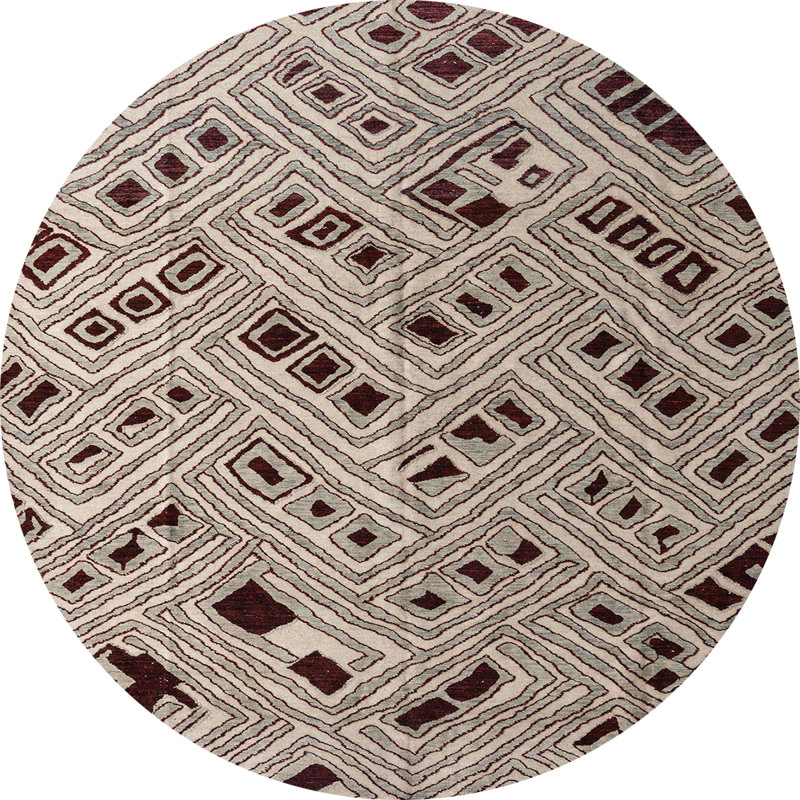 Tapis multicolore Montogomery, Rond 3 pi
